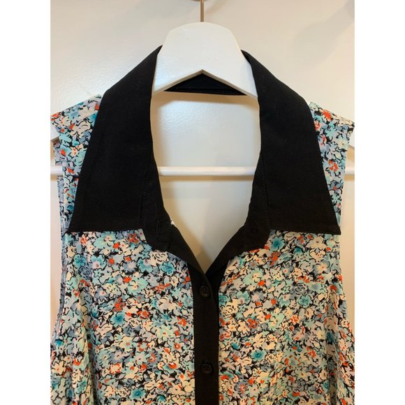 BCBGeneration Sleeveless Floral Dress Sz M - Picture 2 of 6